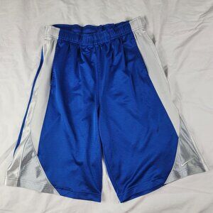 Nike Mens XL Athletic Shorts Blue White Basketball Sports Outdoor Lightweight